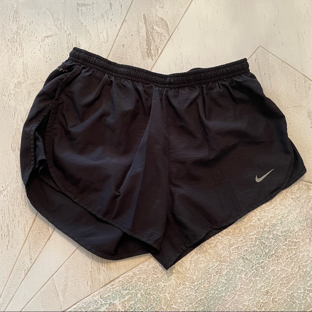 Nike black running shorts